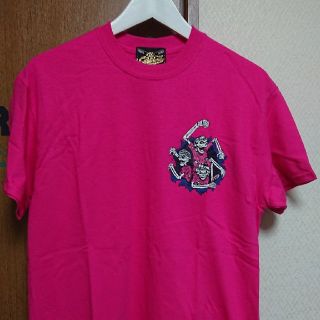 ハイスタンダード(HIGH!STANDARD)のHi-STANDARD THE GIFT ツアーTee  新品 バンドT ピンク(Tシャツ/カットソー(半袖/袖なし))