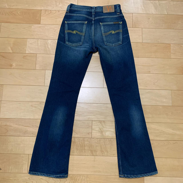 Nudie Jeans(ヌーディジーンズ)のnudie jeans FLARE GLENN DARK デニム W29 F31 レディースのパンツ(デニム/ジーンズ)の商品写真