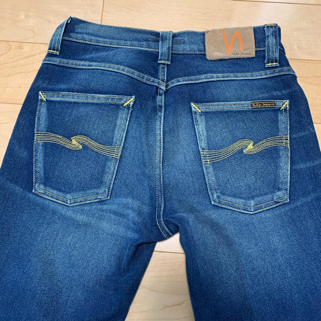 Nudie Jeans(ヌーディジーンズ)のnudie jeans FLARE GLENN DARK デニム W29 F31 レディースのパンツ(デニム/ジーンズ)の商品写真