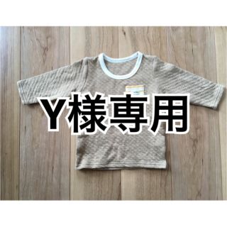 シマムラ(しまむら)の【未使用】80センチ　長袖シャツ　キルト　男の子　女の子(シャツ/カットソー)