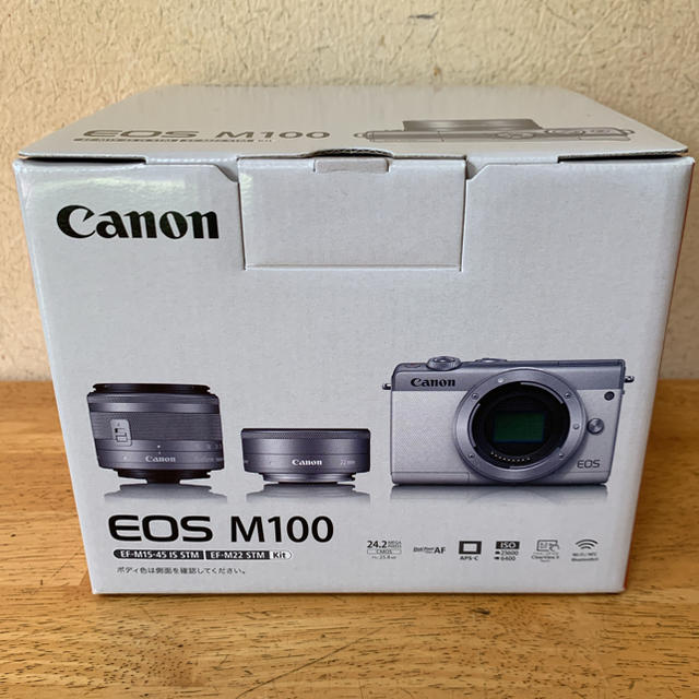 Canon EOS M100 ダブルレンズキット キャノン ミラーレス一眼-