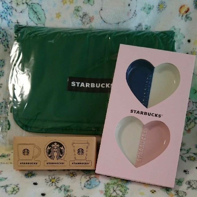 STARBUCKS スターバックス バレンタイン2020ミニプレートセット 他