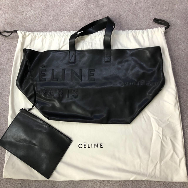 新品♡CÉLINE メイドイントート レザーバッグ