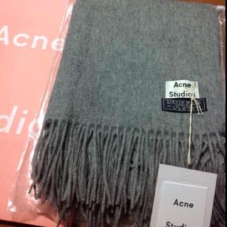 アクネ(ACNE)の☆アクネ マフラー グレーメランジュ 新品 正規品 旧タグ 廃番 レア ★(マフラー/ショール)