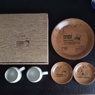 クマノプーサン(くまのプーさん)のプーさん、ペアカフェセット(食器)