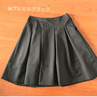 エムプルミエ(M-premier)のMプルミエ　黒スカート　サイズ38(ひざ丈スカート)