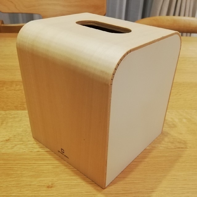 木製ティッシュケース インテリア/住まい/日用品のインテリア小物(ティッシュボックス)の商品写真