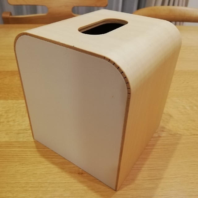 木製ティッシュケース インテリア/住まい/日用品のインテリア小物(ティッシュボックス)の商品写真