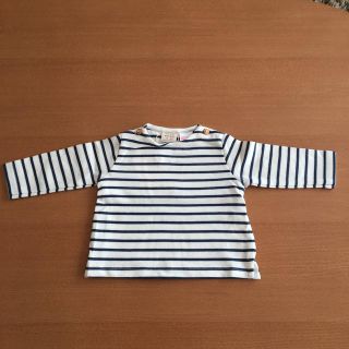 ザラキッズ(ZARA KIDS)のりょう様専用【タグ付き新品】zara baby mini ボーダートップス　62(Ｔシャツ)