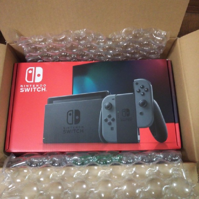 残りわずか】 Switch Nintendo - 新品、未使用×4 任天堂Switchグレー 