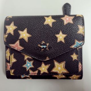 コーチ(COACH)のCOACHコーチ　３つ折財布　星柄　美品(財布)