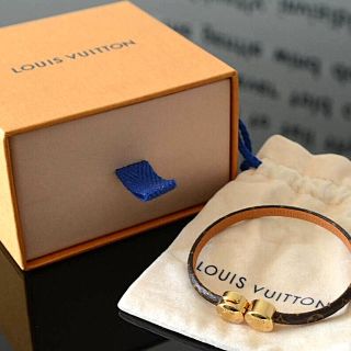 ルイヴィトン(LOUIS VUITTON)のルイヴィトン ブラスレ ヒストリックミニ ブレスレット バングル 美品(ブレスレット/バングル)