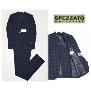 ジェイプレス(J.PRESS)の新品【SPEZZATO MACKENZIE】上質 シングルスーツ 黒紺 A6(セットアップ)