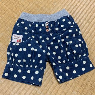 キムラタン(キムラタン)の☆美品 youpi! キムラタン コーデュロイ ショートパンツ 短パン かぼちゃ(パンツ/スパッツ)