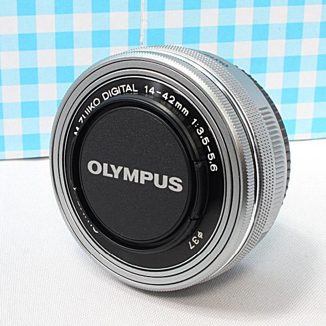 新品未使用◆OLYMPUS オリンパス14-42mm EZﾊﾟﾝｹｰｷﾚﾝｽﾞ
