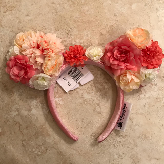 Disney(ディズニー)の花柄カチューシャ☆フロリダディズニーより レディースのヘアアクセサリー(カチューシャ)の商品写真