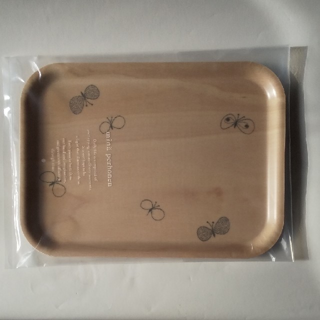 ミナペルホネン つづく展 木製トレイ choucho ミナペルホネン つづく展 木製トレイ choucho