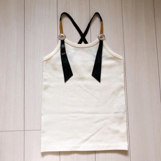 トーガ(TOGA)のTOGA PULLA Tape jersey tank top(キャミソール)