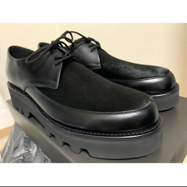 LAD MUSICIAN - U-TIP SHOES HAIR CALF 19aw 新品の通販 by t｜ラッド ...