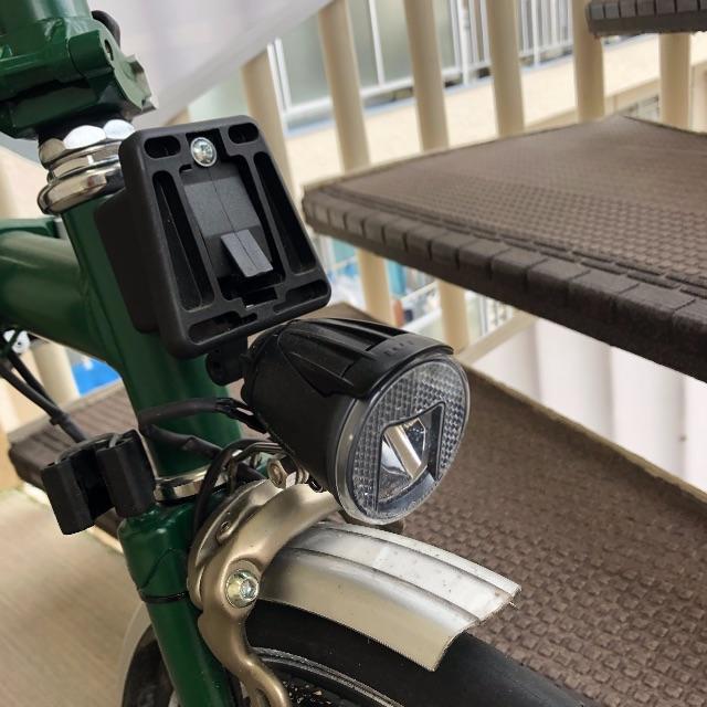 2017ブロンプトン M1Rハブダイナモ LED前後ライト Brompton