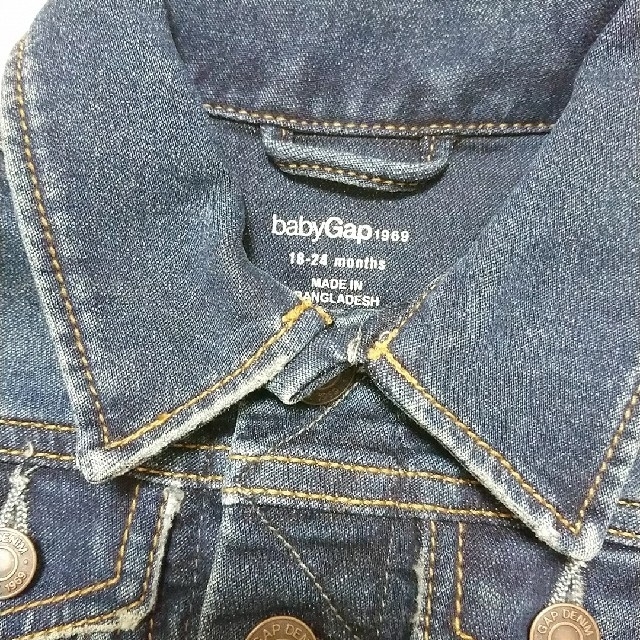 babyGAP(ベビーギャップ)のbabyGAP キッズ Gジャン 18-24ヶ月 90㎝ キッズ/ベビー/マタニティのキッズ服男の子用(90cm~)(ジャケット/上着)の商品写真