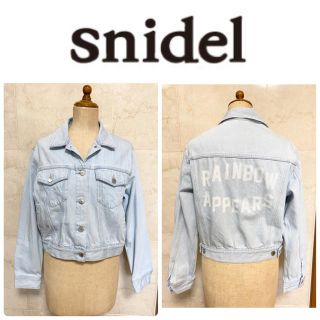 スナイデル(SNIDEL)のsnidel★背中プリントデニムジャケット Gジャン(Gジャン/デニムジャケット)