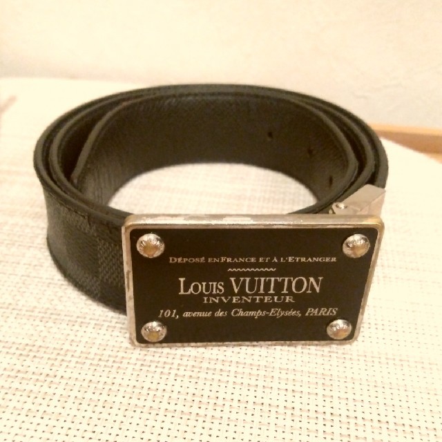 LOUIS VUITTON(ルイヴィトン)のき様専用LOUIS VUITTON ダミエベルト グラフィット メンズベルト メンズのファッション小物(ベルト)の商品写真