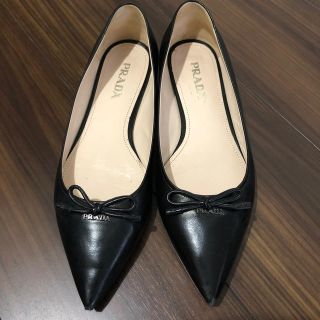 プラダ(PRADA)のPRADA 黒ローヒールパンプス(ハイヒール/パンプス)