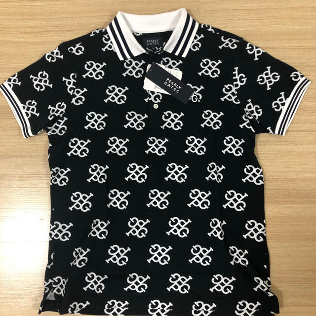 期間限定】パーリーゲイツのモノグラムポロシャツ kelulusan