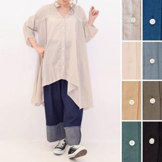 メルロー(merlot)の ☆sale　新品【Fillil/フィリル】　シャツ　ワンピース(ひざ丈ワンピース)