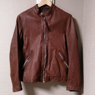 ビューティアンドユースユナイテッドアローズ(BEAUTY&YOUTH UNITED ARROWS)のビューティーアンドユース　ゴートスキン　シングルライダース(レザージャケット)