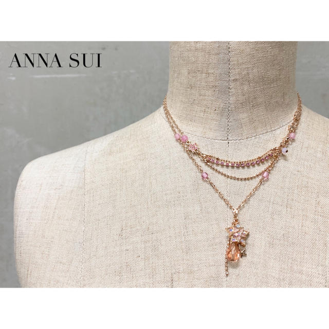 ANNA SUI(アナスイ)の【ANNA SUI】2連ネックレス  アナスイ レディースのアクセサリー(ネックレス)の商品写真