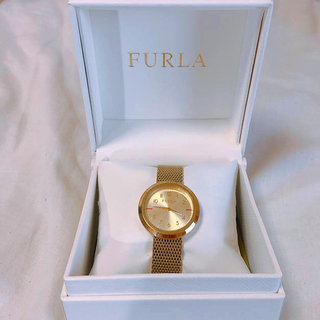 フルラ(Furla)のFURLA 腕時計 ゴールド 美品(腕時計)