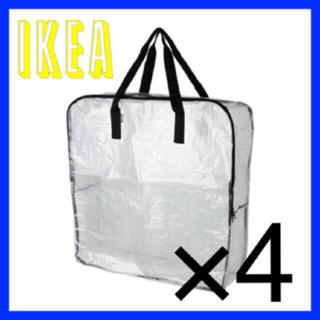 イケア(IKEA)のIKEA DIMPA 収納バッグ  ランドリーバッグ  4枚 (押し入れ収納/ハンガー)