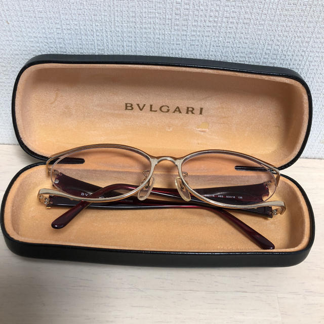 BVLGARI(ブルガリ)のブルガリデザインメガネ☆度入り レディースのファッション小物(サングラス/メガネ)の商品写真