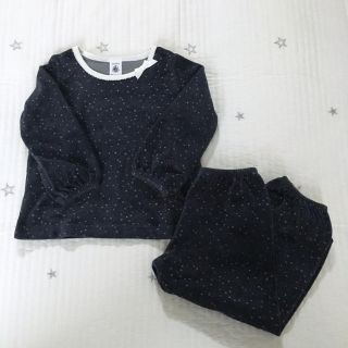 プチバトー(PETIT BATEAU)のプチバトー  ベロア  パジャマ  3ans(パジャマ)