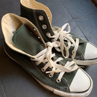 コンバース(CONVERSE)のコンバース　24.5㎝　カーキ(スニーカー)