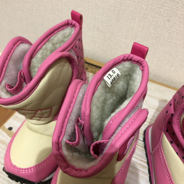 西松屋(ニシマツヤ)の防寒ブーツ　二足セット キッズ/ベビー/マタニティのベビー靴/シューズ(~14cm)(ブーツ)の商品写真