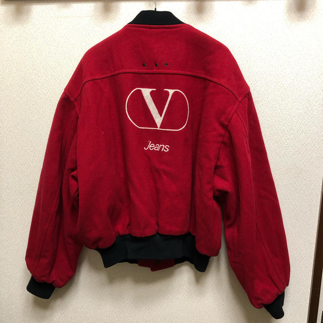 イタリア製 90s Valentino Garavani ビッグロゴ スタジャン