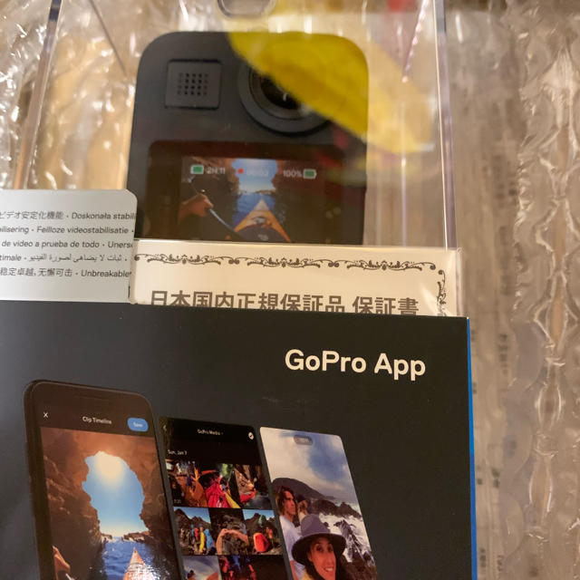 GoPro(ゴープロ)のゴープロマックス新品未使用国内正規品 スマホ/家電/カメラのカメラ(コンパクトデジタルカメラ)の商品写真