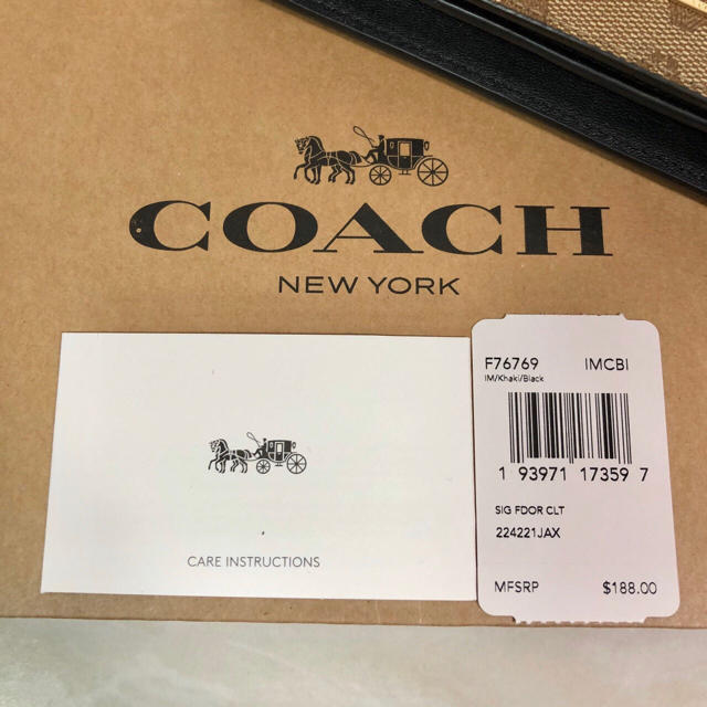 COACH(コーチ)の新品  コーチ  長財布  斜め掛けショルダーバッグ シグネチャー  ブラック レディースのバッグ(ショルダーバッグ)の商品写真