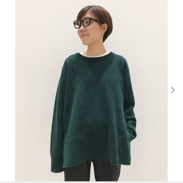 L'Appartement DEUXIEME CLASSE(アパルトモンドゥーズィエムクラス)の【HARK★様ご専用】
Wool cashmere C/N Slit Kni レディースのトップス(ニット/セーター)の商品写真