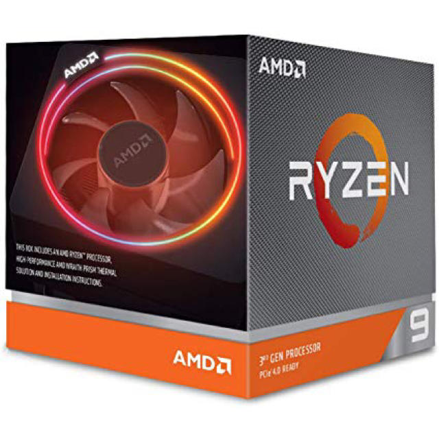 AMD RYZEN9 3900x 新品未使用