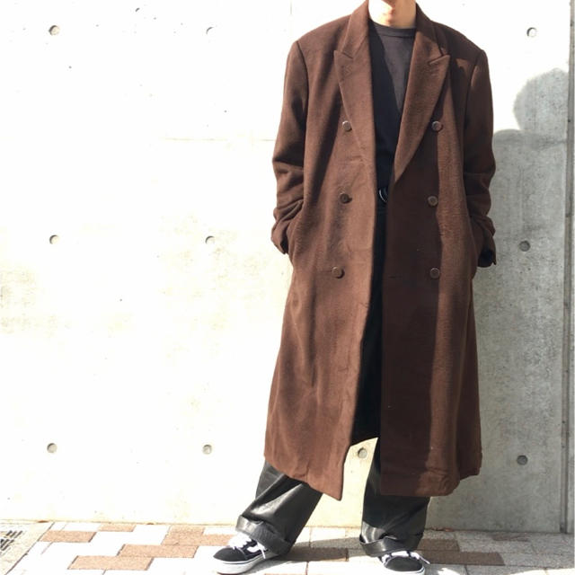 old double chesterfield coat メンズのジャケット/アウター(チェスターコート)の商品写真