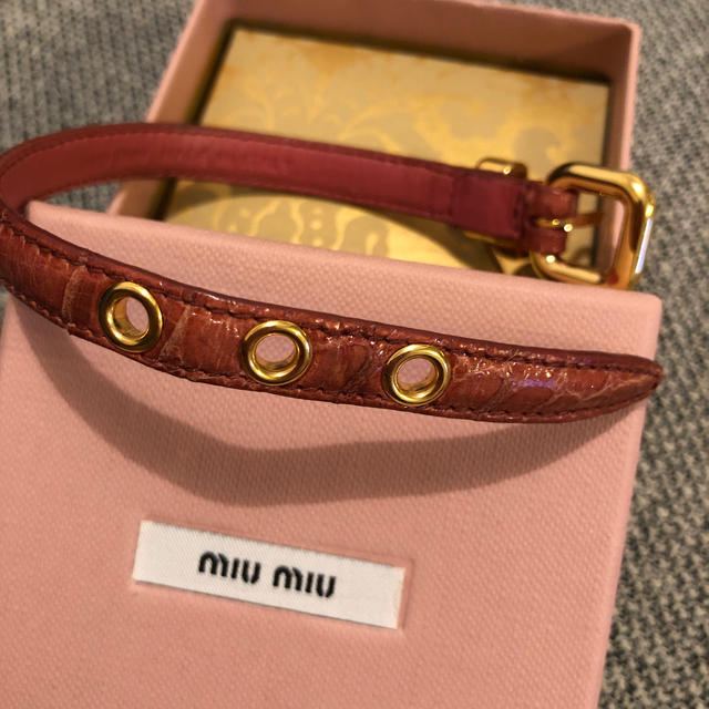 miumiu(ミュウミュウ)の【GWセール】 miumiu ブレスレット レディースのアクセサリー(ブレスレット/バングル)の商品写真