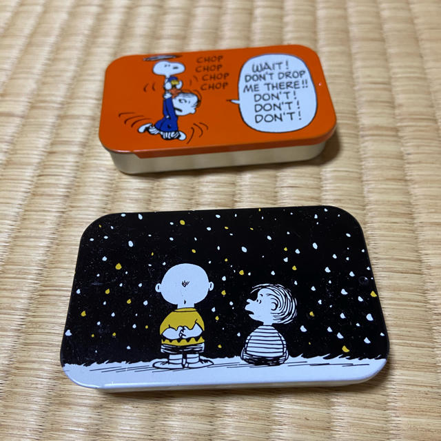 PEANUTS(ピーナッツ)の【PEANUTS】スヌーピー　ミニ缶(ピルケース)セット エンタメ/ホビーのおもちゃ/ぬいぐるみ(キャラクターグッズ)の商品写真