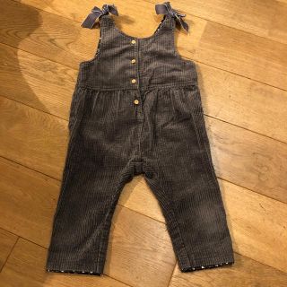 ザラキッズ(ZARA KIDS)のザラ　zara baby コーデュロイサロペット  サイズ86(ロンパース)