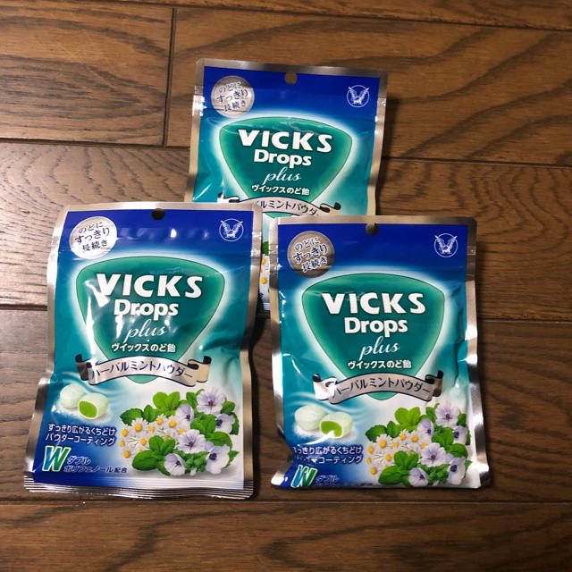 ヴィックス のど飴 3個セット お得! 食品/飲料/酒の食品(菓子/デザート)の商品写真