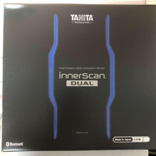 タニタ(TANITA)のデュアルタイプ体組成計 体重計インナースキャンデュアル RD-908 ブラック(体重計/体脂肪計)