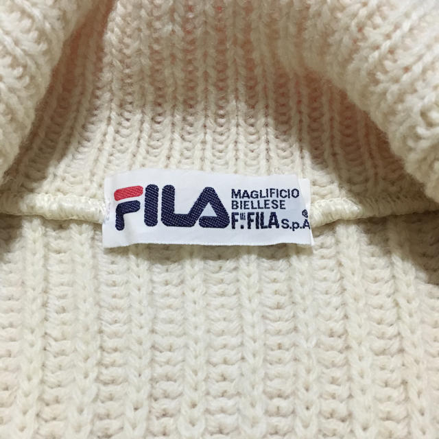 FILA - FILA カウチン フィラ ニット ダブル ショール カーディガン ...